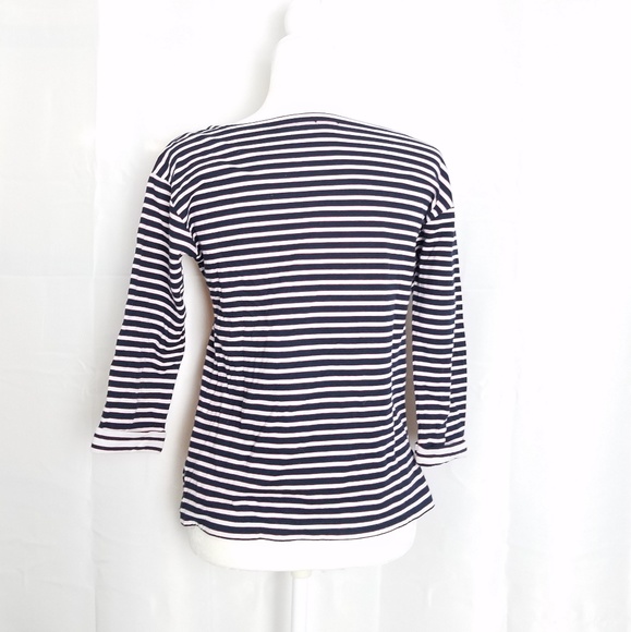 J. Crew Mariner Stripe Boatneck Tee - Picture 6 of 8